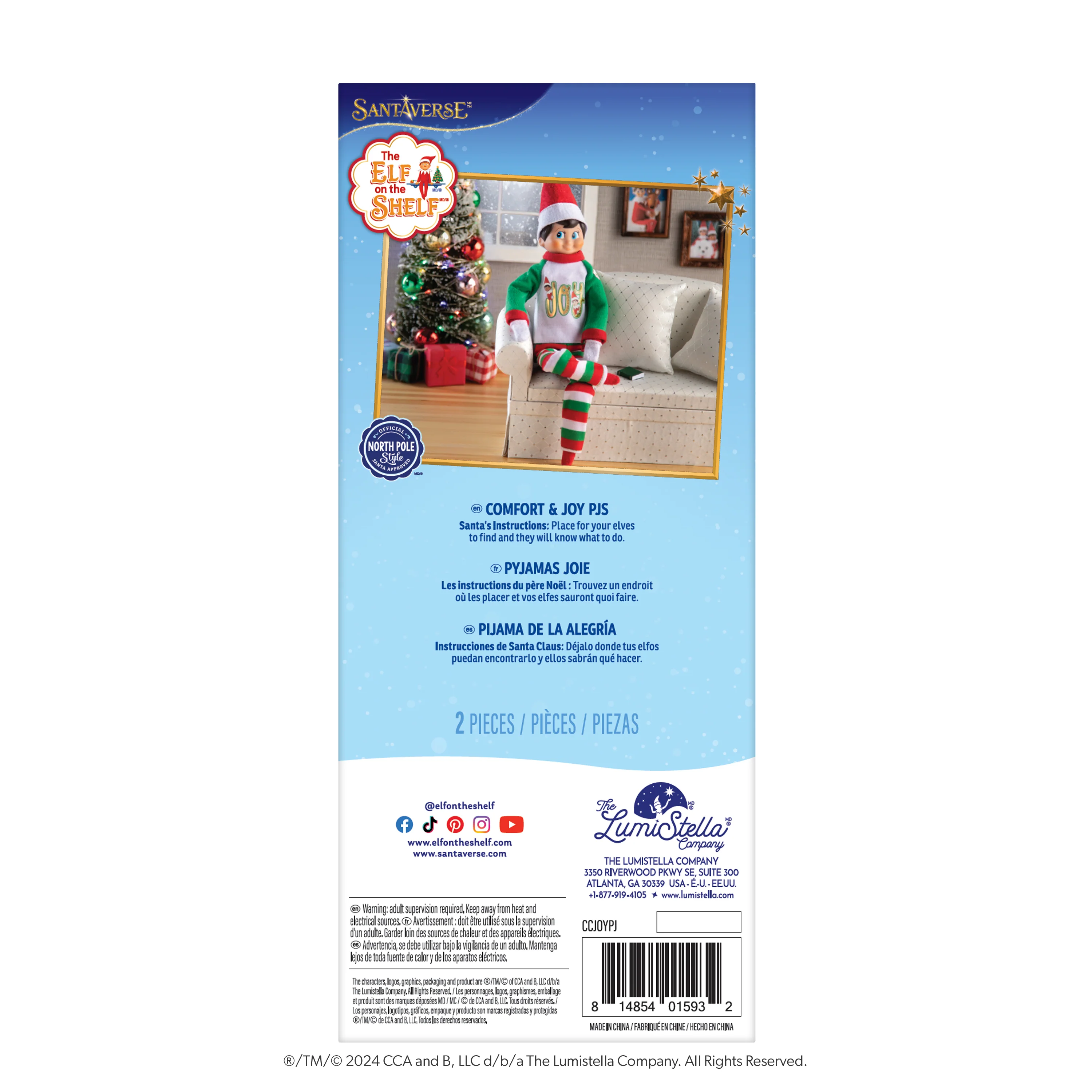 Claus Couture Collection® Comfort & Joy PJs - Image 5