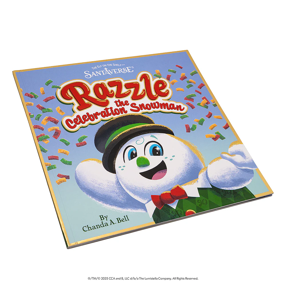 SnoStax™ Razzle the Snowman Plush and Book - Image 5