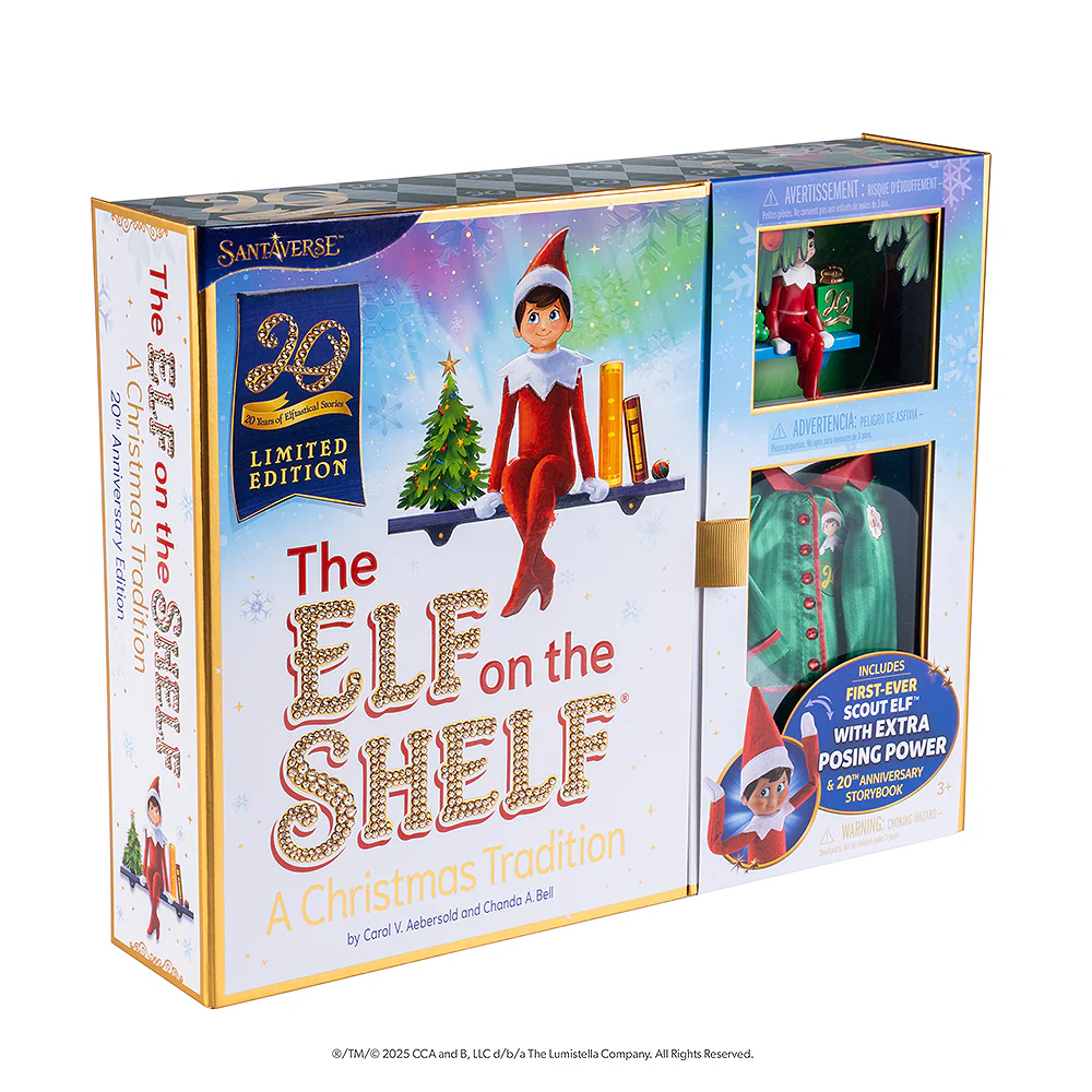 The Elf on the Shelf®: A Christmas Tradition 20th Anniversary Holiday Box Set with Swarovski® Crystals - Image 15
