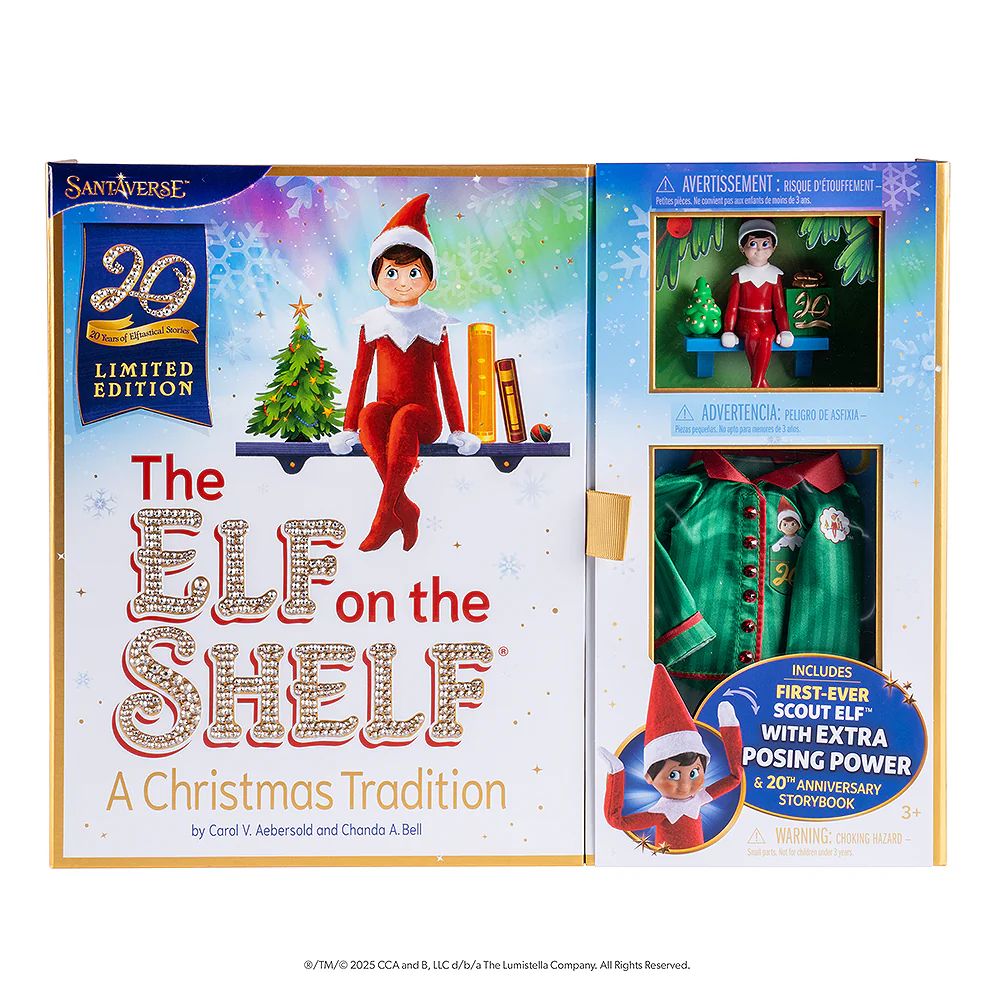 The Elf on the Shelf®: A Christmas Tradition 20th Anniversary Holiday Box Set with Swarovski® Crystals - Image 17