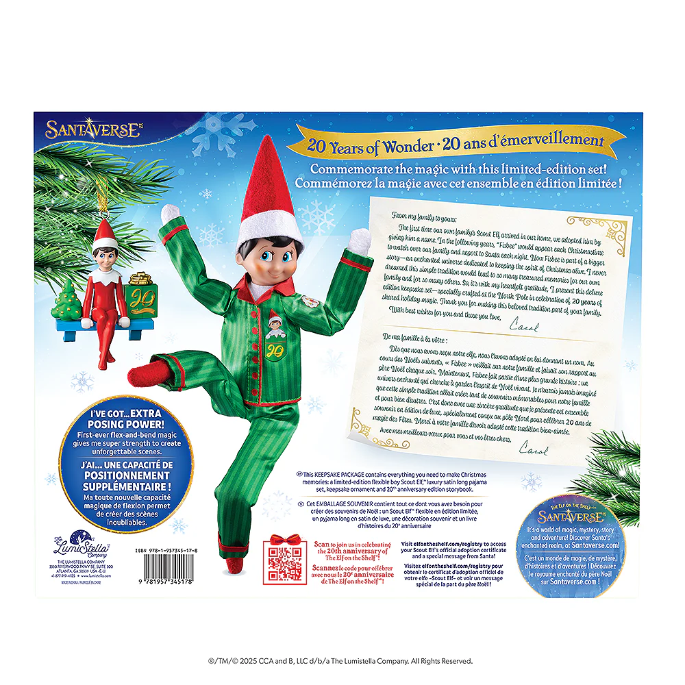 The Elf on the Shelf®: A Christmas Tradition 20th Anniversary Holiday Box Set with Swarovski® Crystals - Image 18