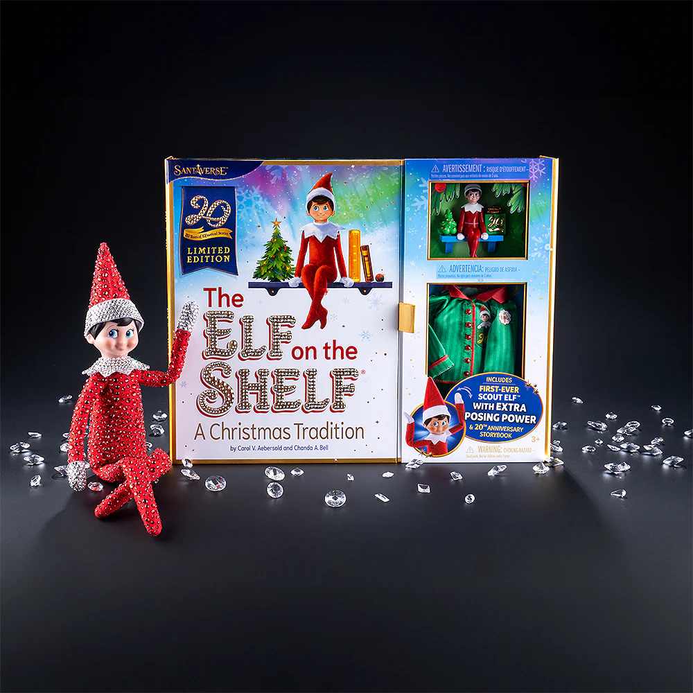 The Elf on the Shelf®: A Christmas Tradition 20th Anniversary Holiday Box Set with Swarovski® Crystals - Image 3