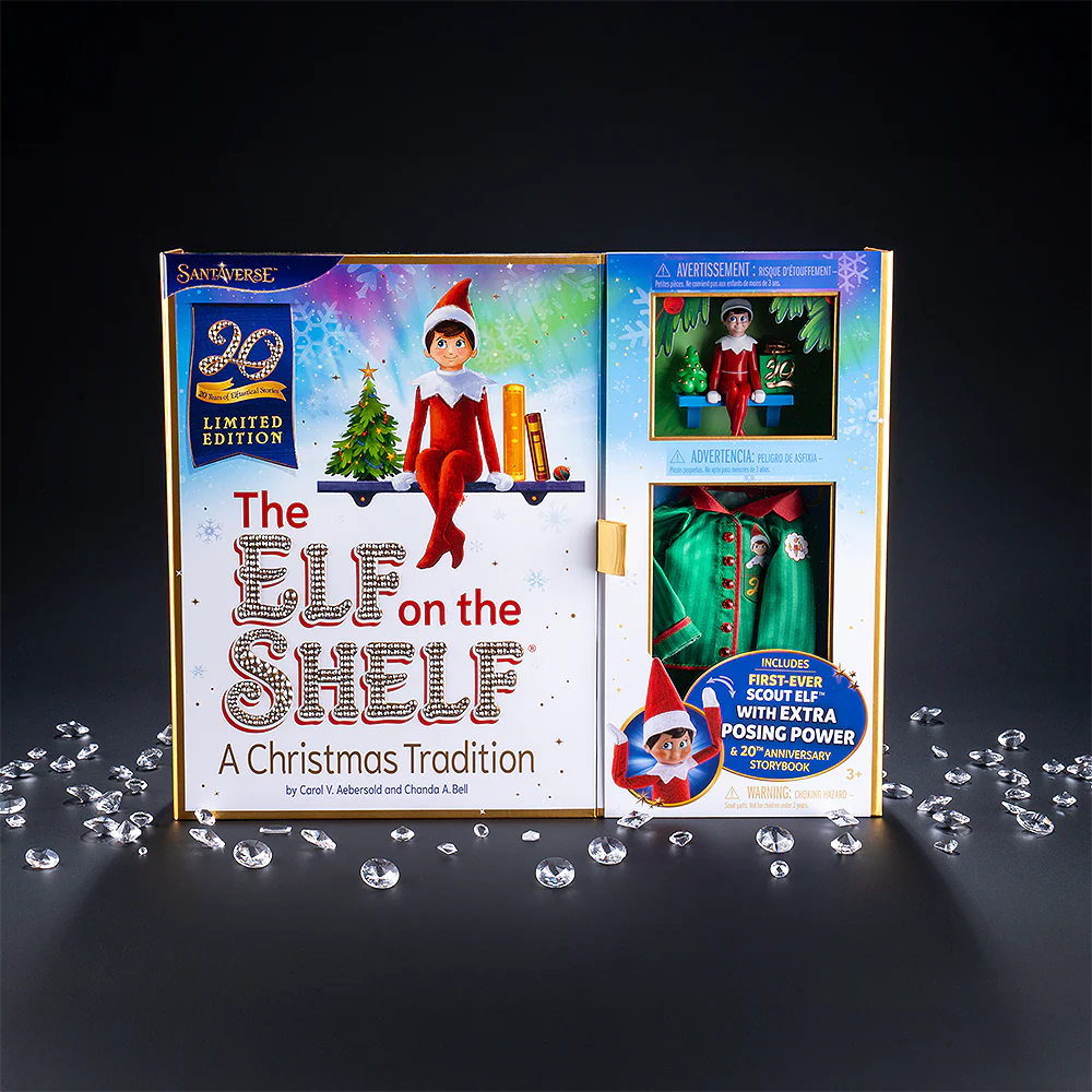 The Elf on the Shelf®: A Christmas Tradition 20th Anniversary Holiday Box Set with Swarovski® Crystals - Image 5