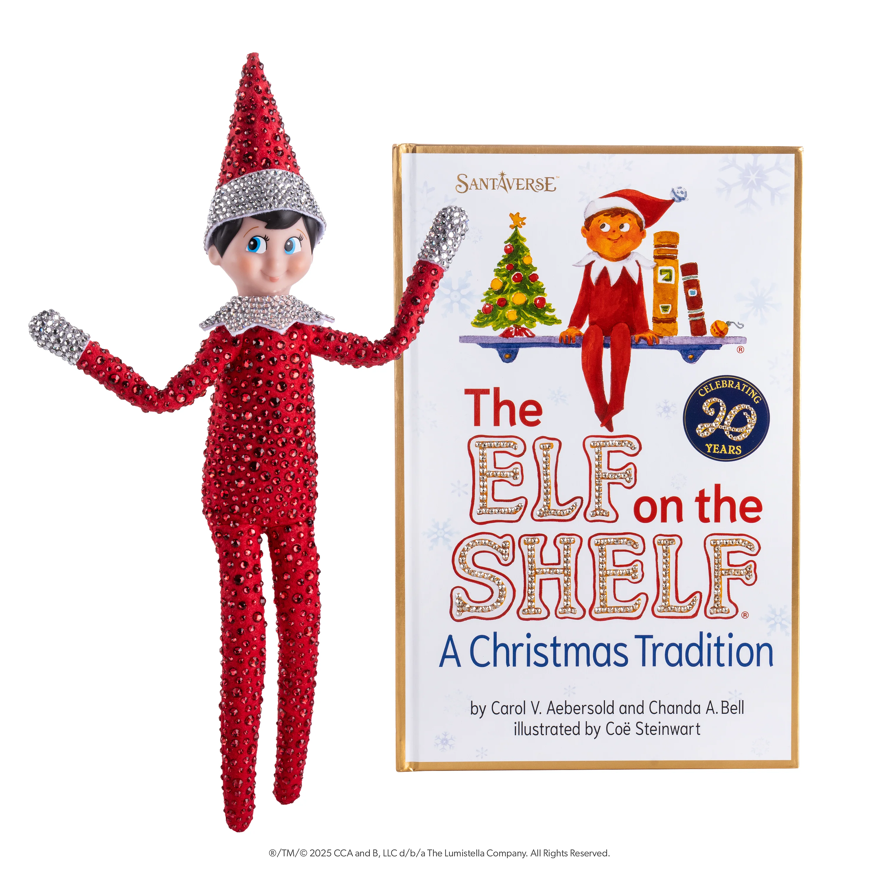 The Elf on the Shelf®: A Christmas Tradition 20th Anniversary Holiday Box Set with Swarovski® Crystals - Image 9